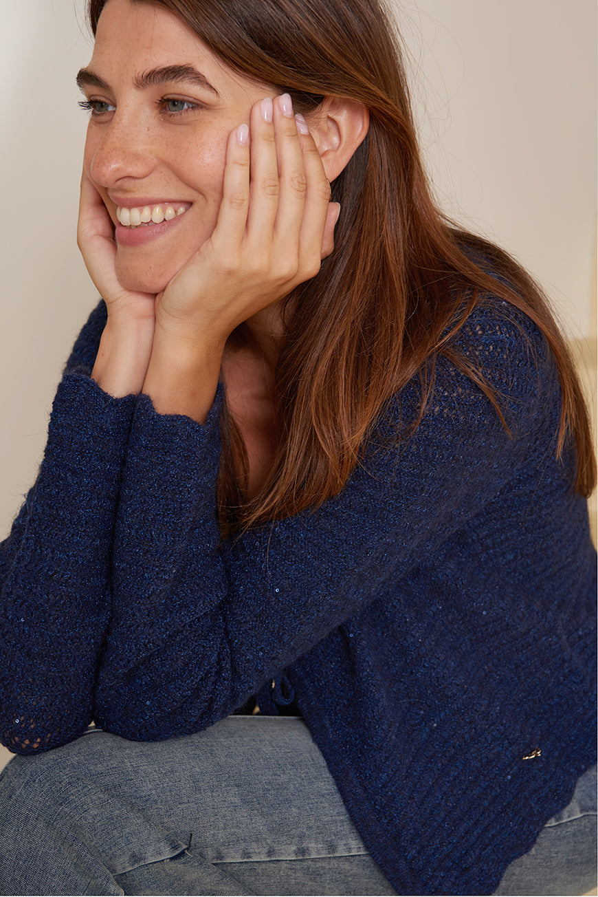 GILET COURT A NOUER LOICA