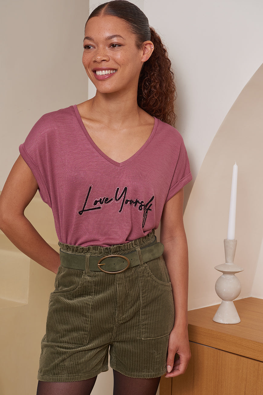 TEE SHIRT A MESSAGE DERNA