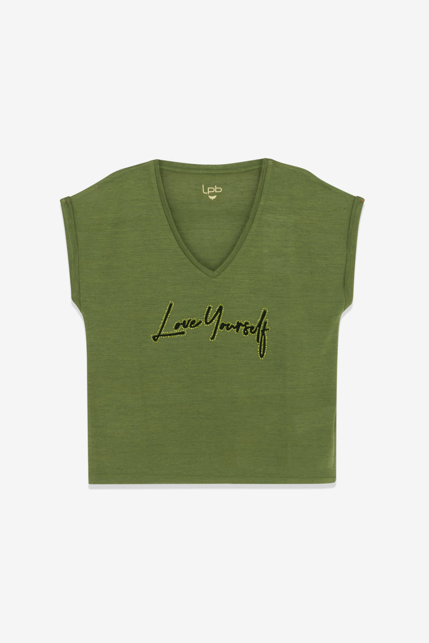 TEE SHIRT A MESSAGE DERNA