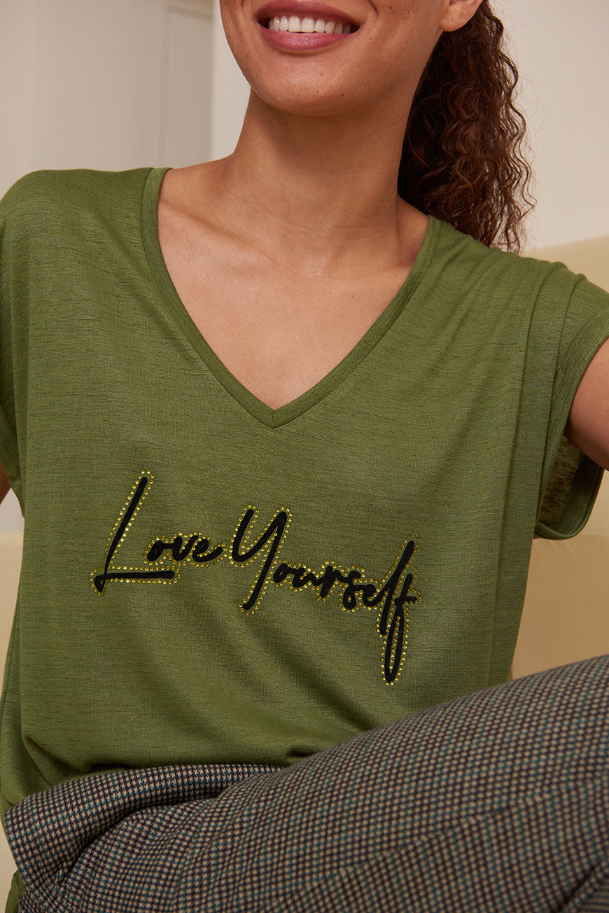 TEE SHIRT A MESSAGE DERNA