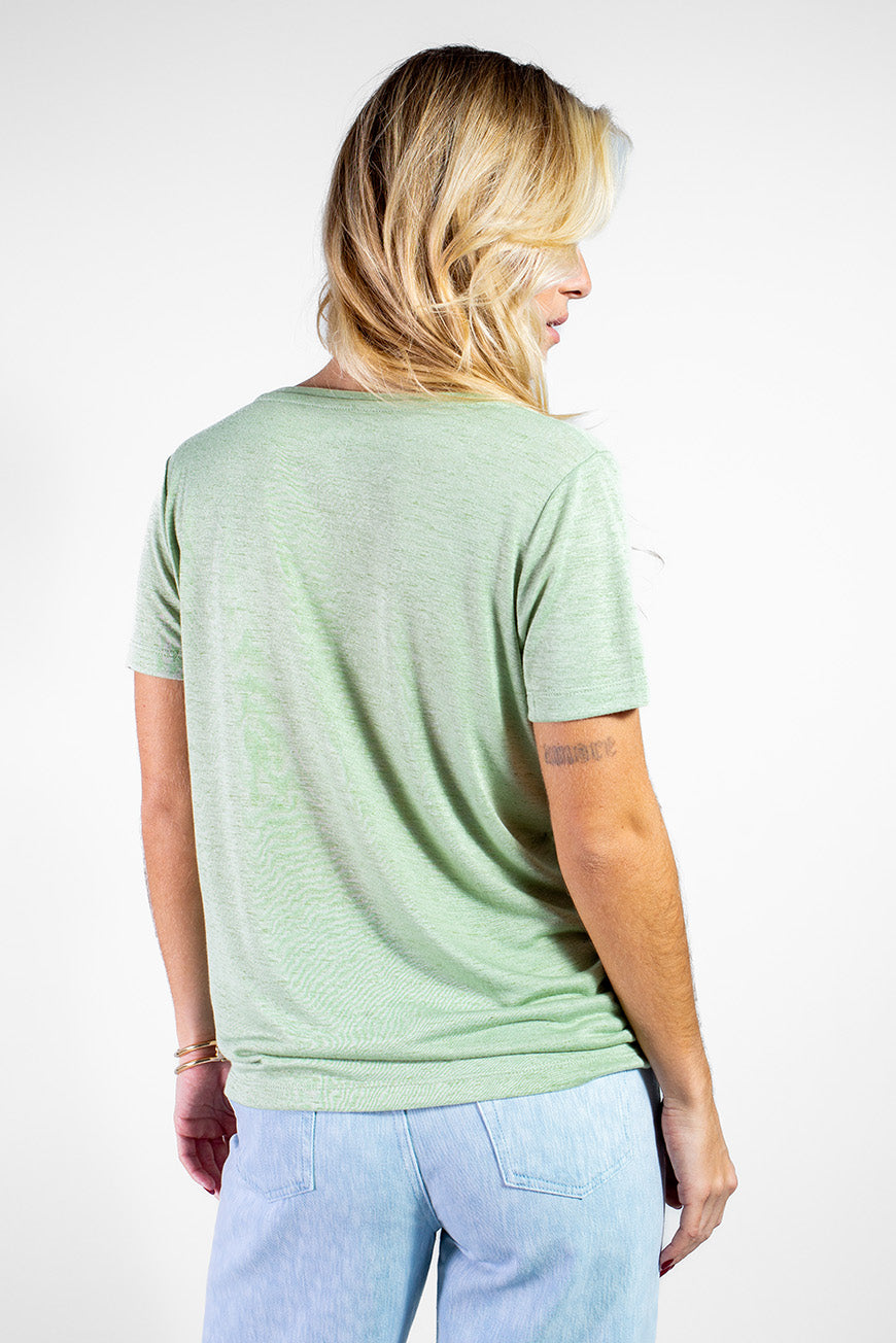 TEE SHIRT BRUNILDE ABSINTHE