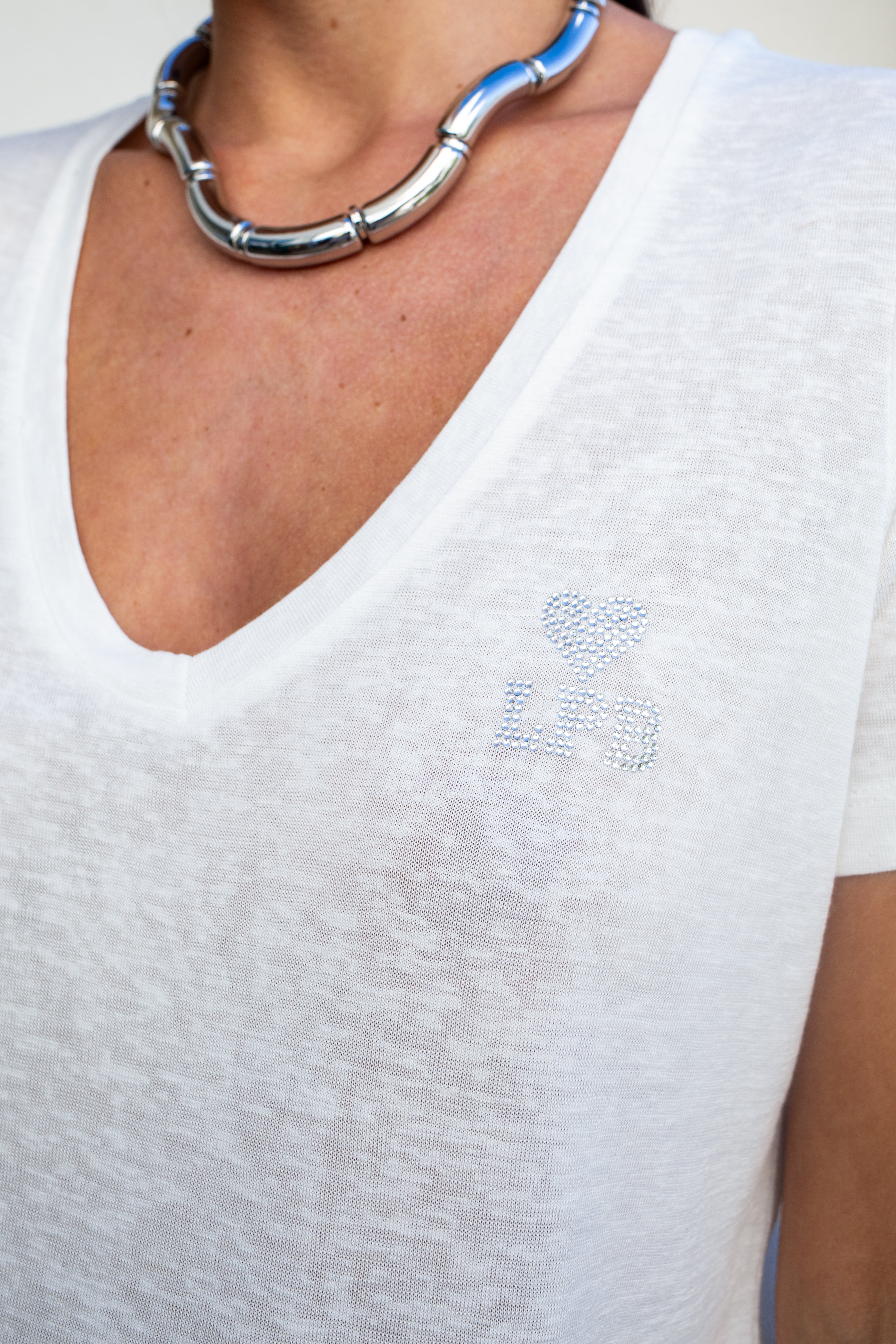 TEE SHIRT BRUNILDE BLANC