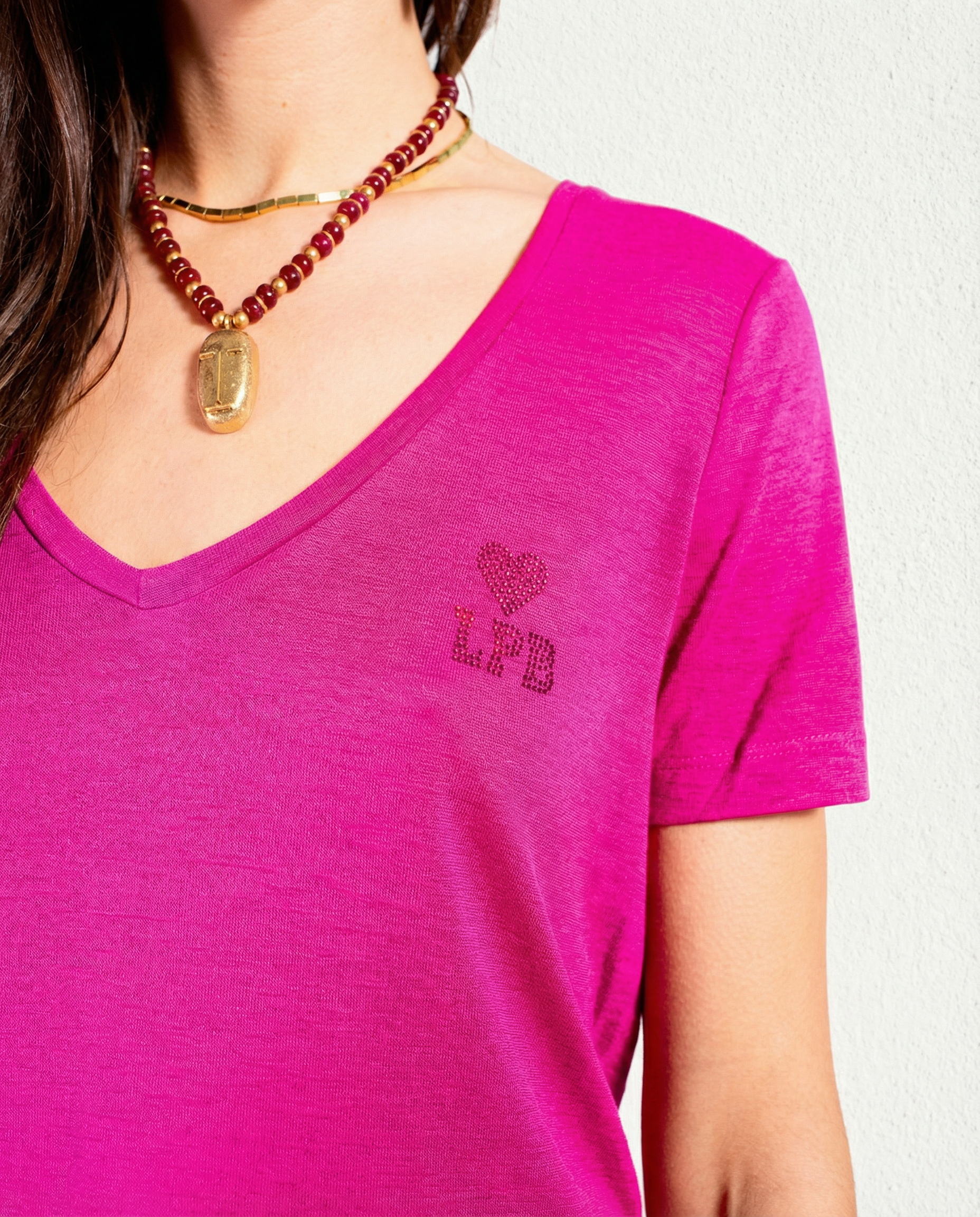 TEE SHIRT BRUNILDE FUCHSIA