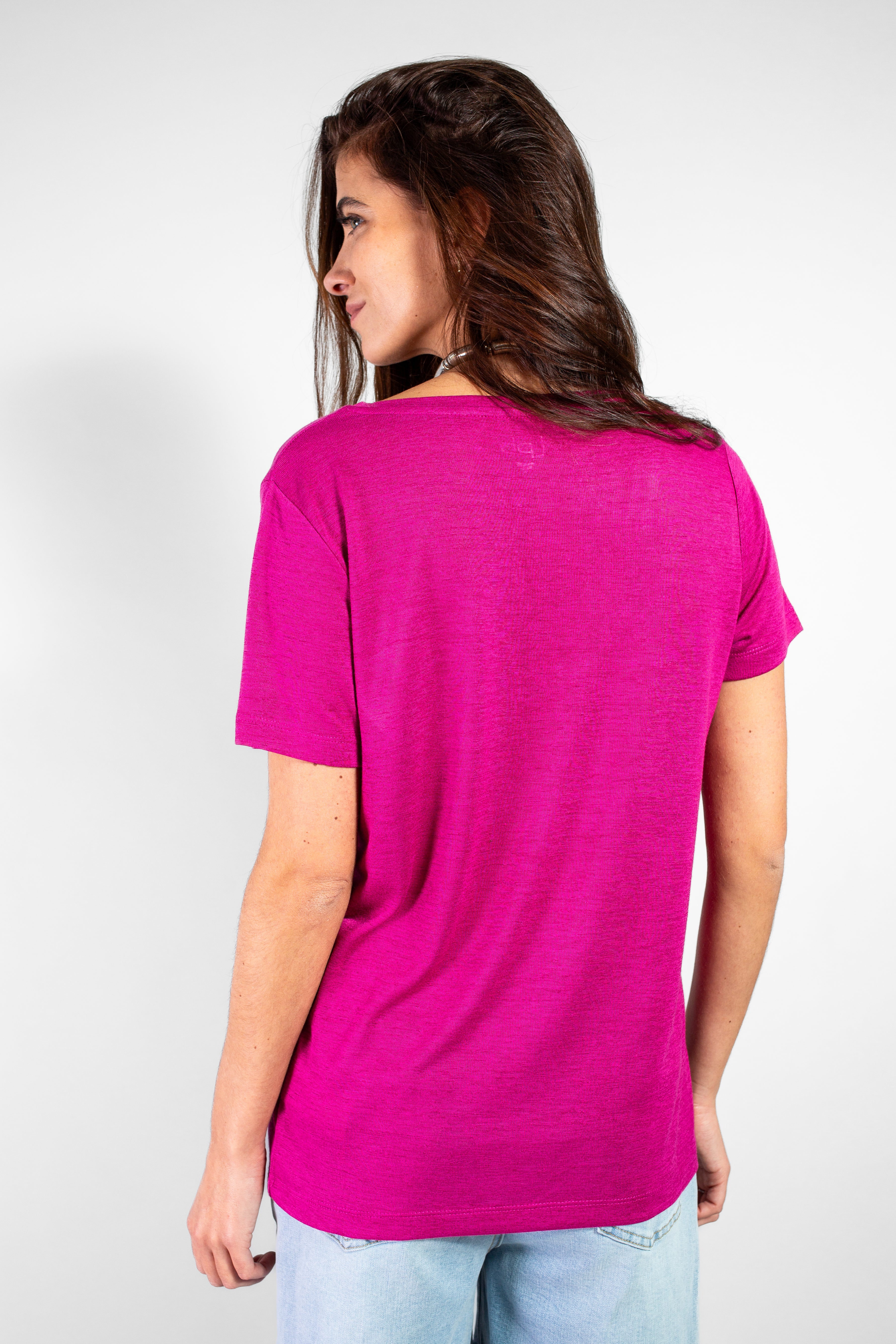 TEE SHIRT BRUNILDE FUCHSIA