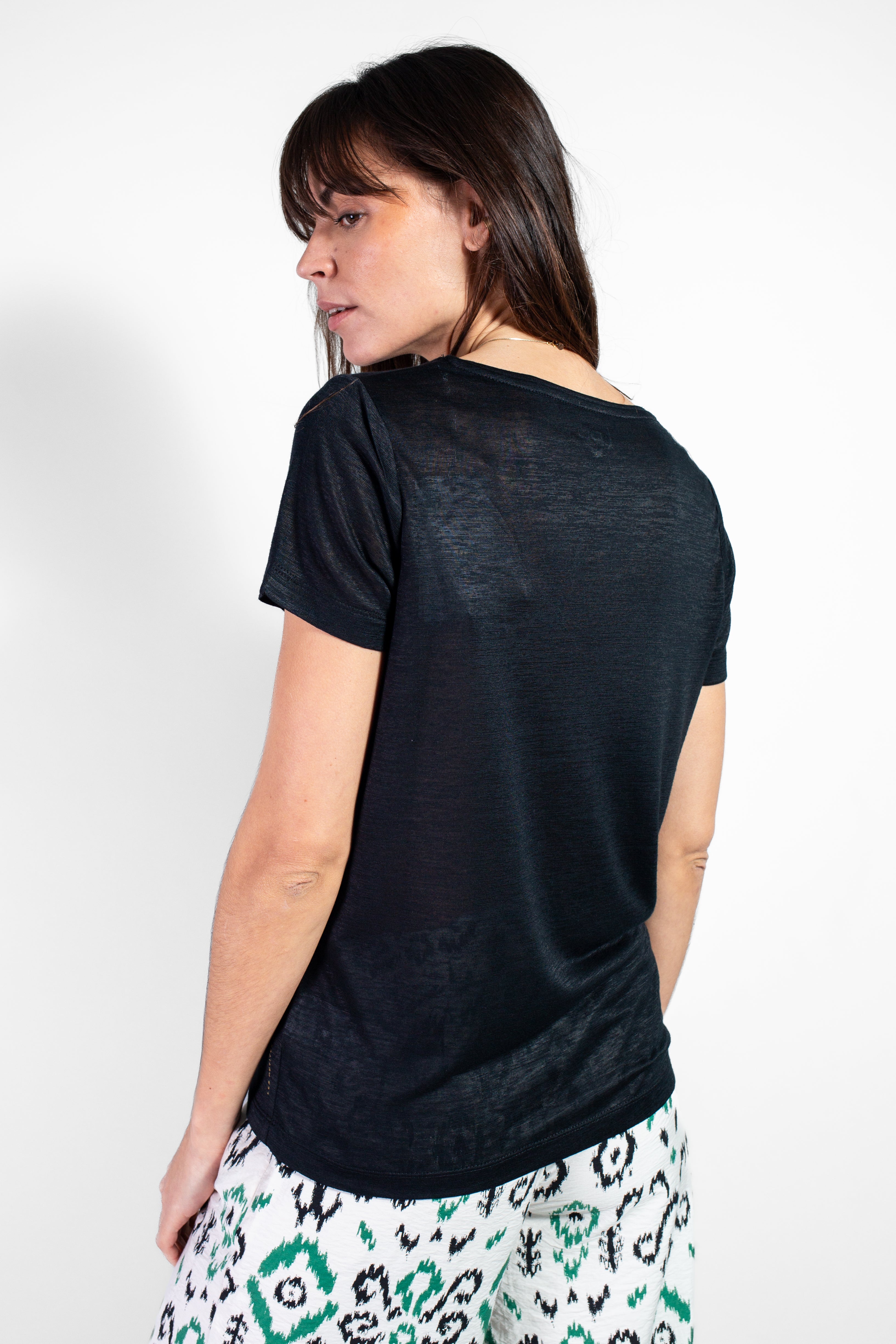 TEE SHIRT BRUNILDE NOIR
