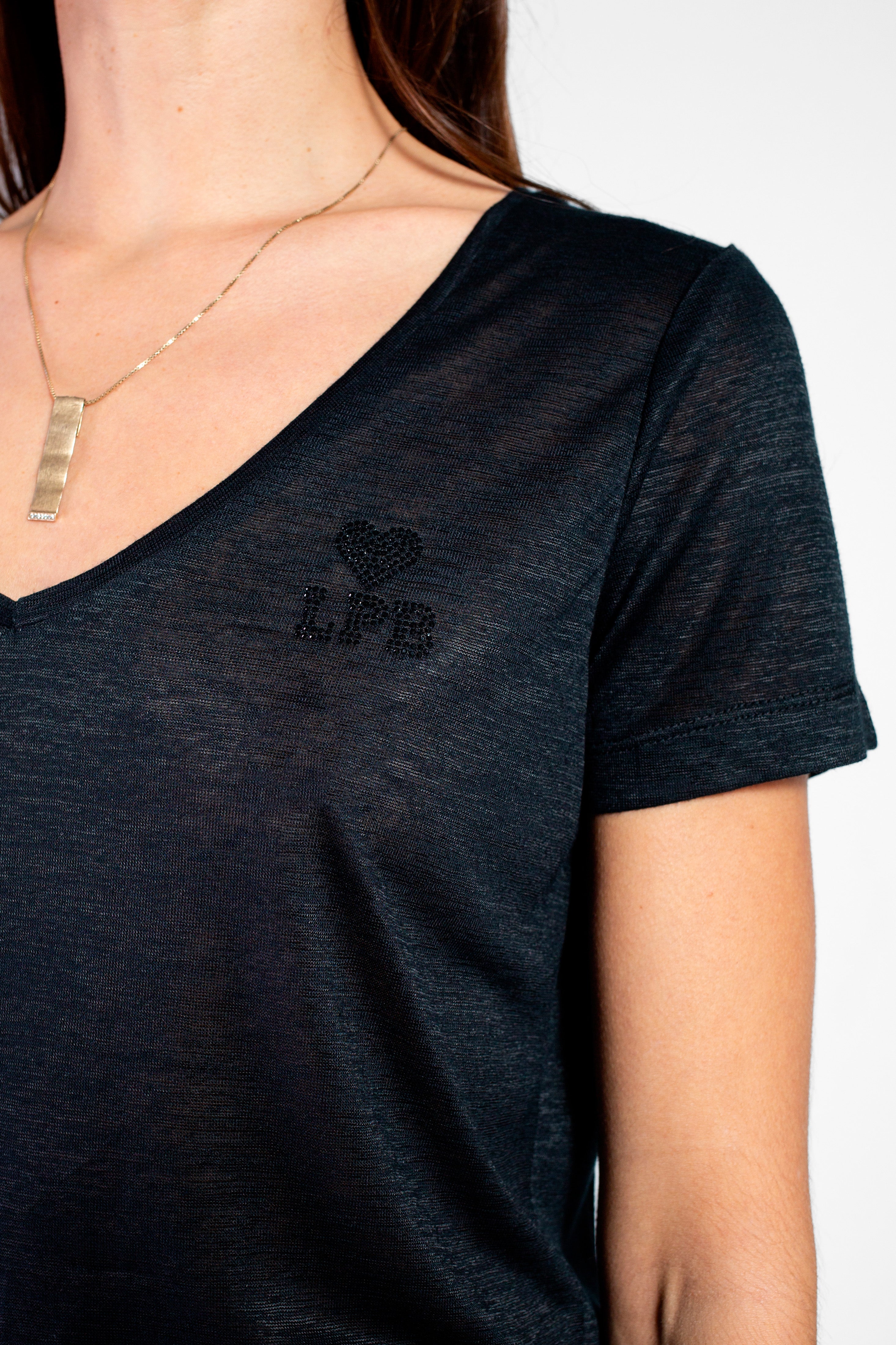 TEE SHIRT BRUNILDE NOIR