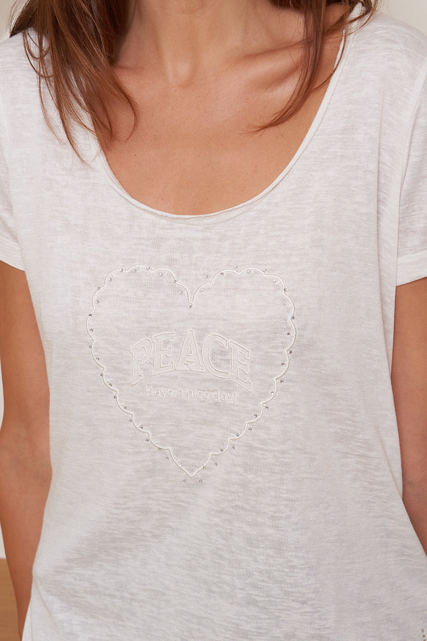 TEE SHIRT GIULIA PEACE