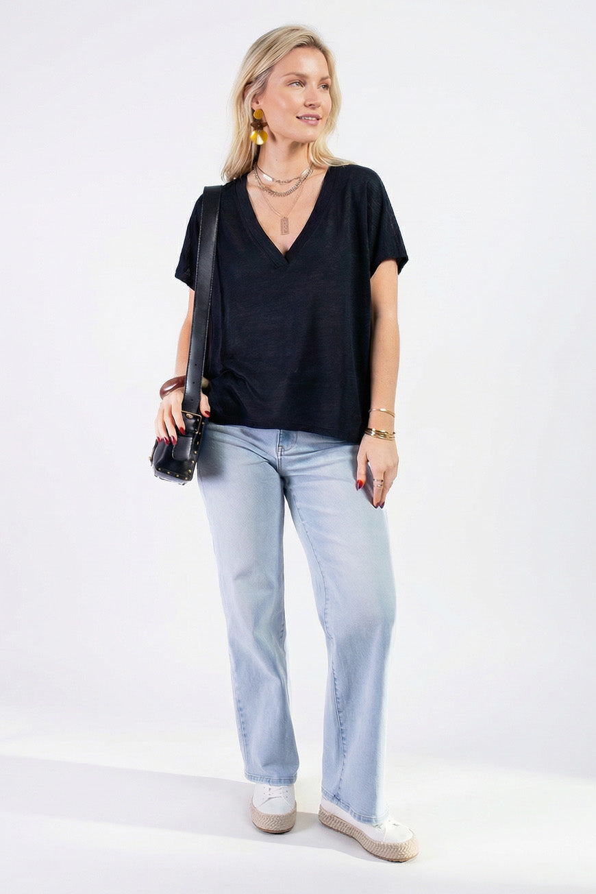 TEE SHIRT NAHILA NOIR