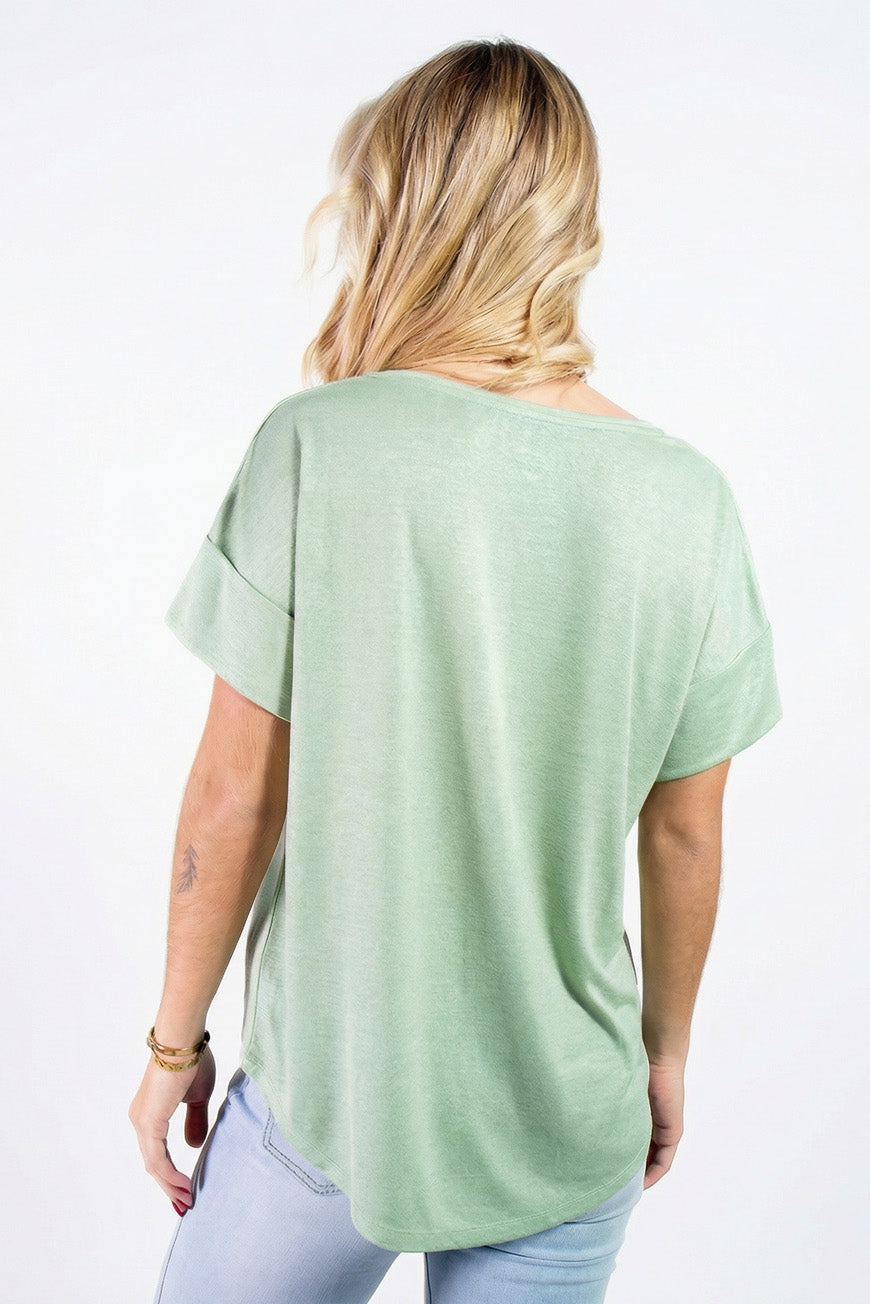 TEE SHIRT NALINE ABSINTHE