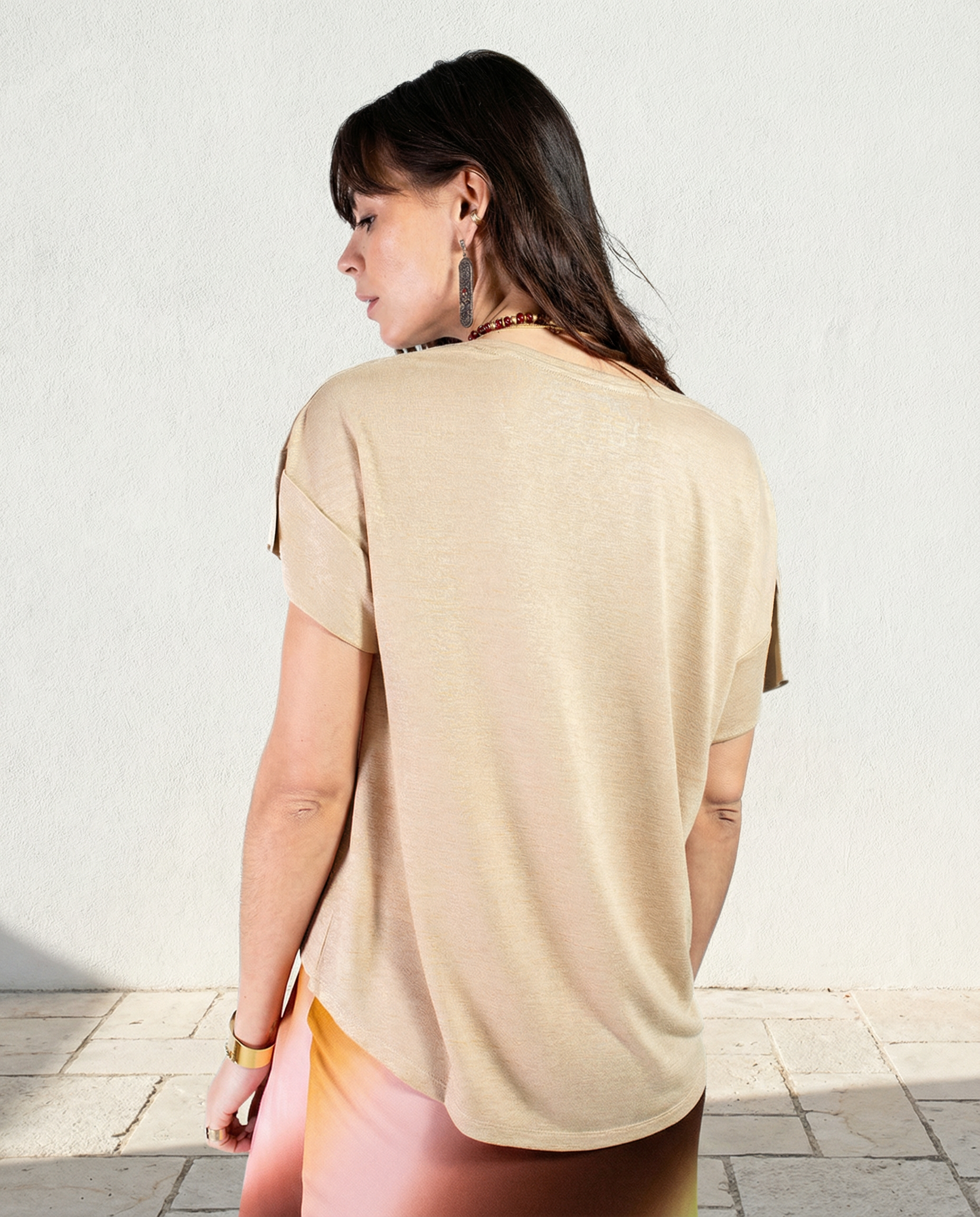 TEE SHIRT NALINE BEIGE
