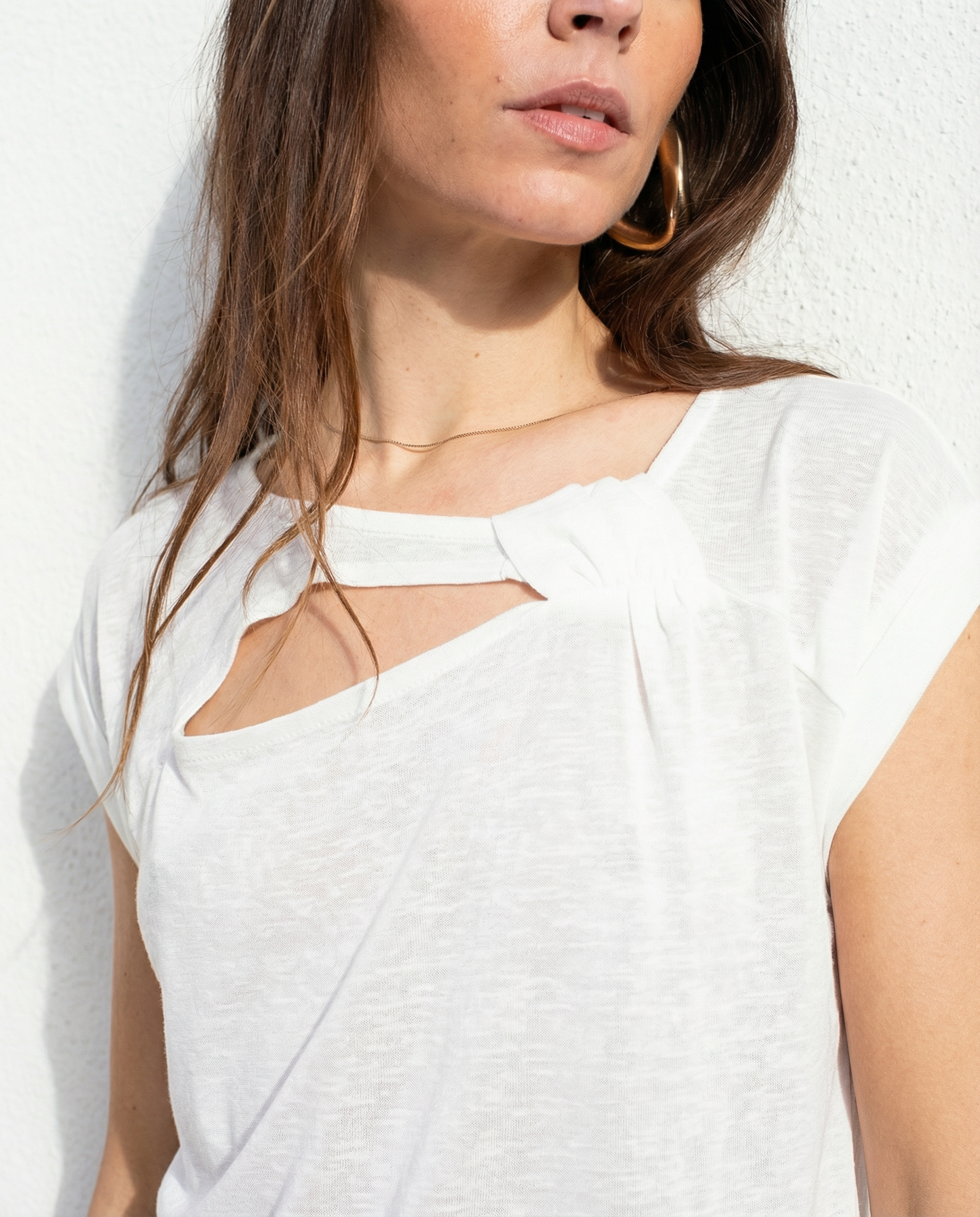 TEE SHIRT NEBIA BLANC
