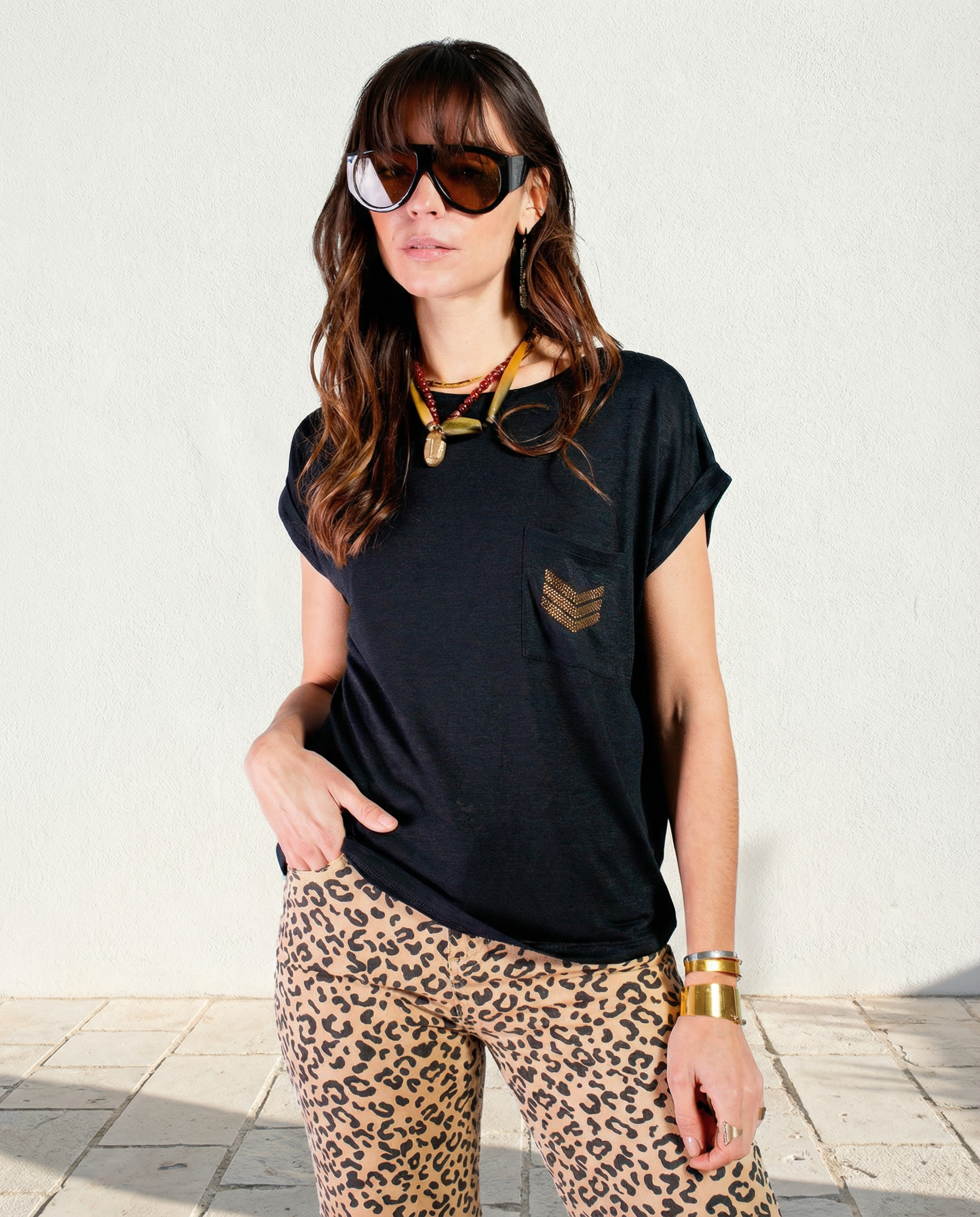 TEE SHIRT NOUMEA NOIR