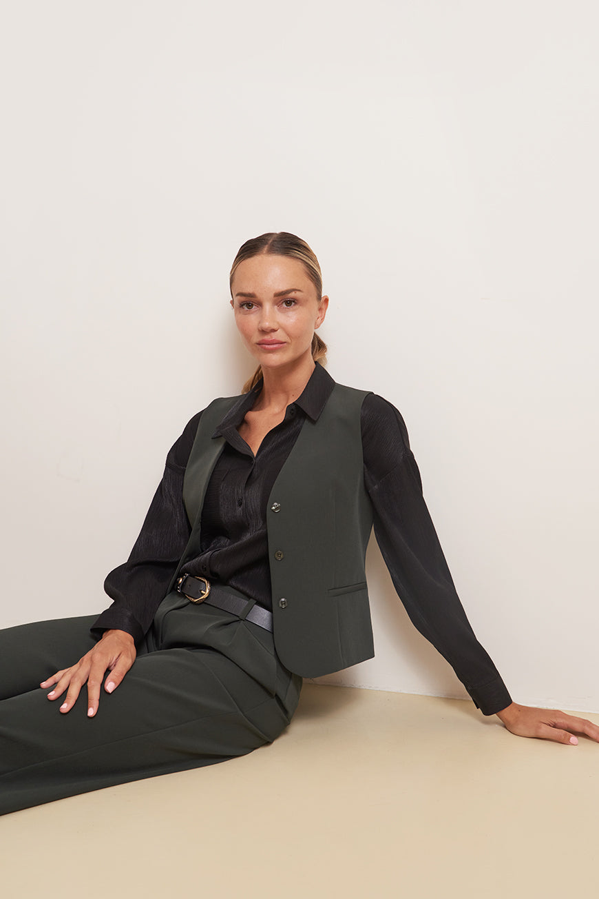 GILET DE COSTUME SANS MANCHE JESSIA