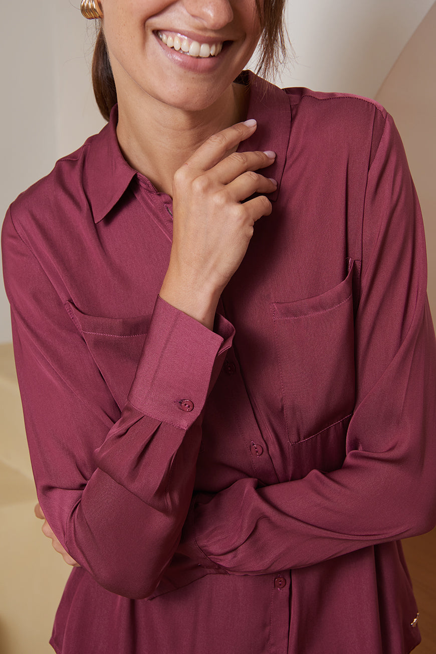 CHEMISE FLUIDE UNIE ESRA