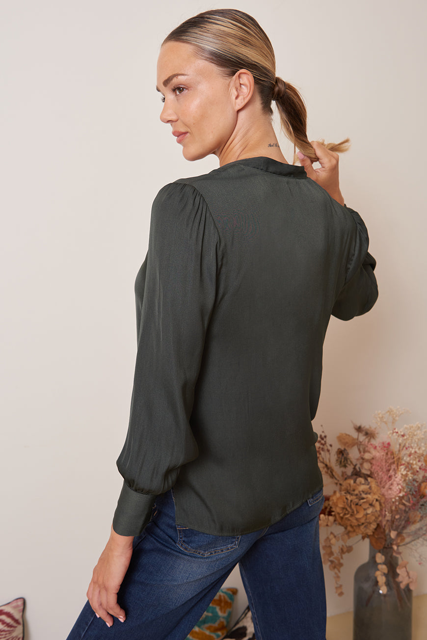 CHEMISE FLUIDE UNIE MINA