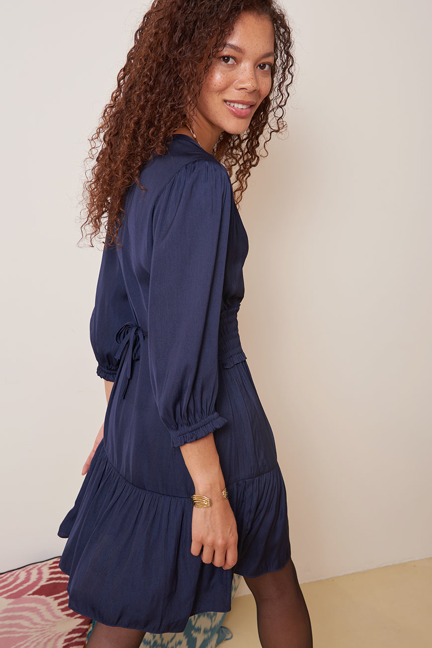 ROBE COURTE SMOCKEE MARGUERITE