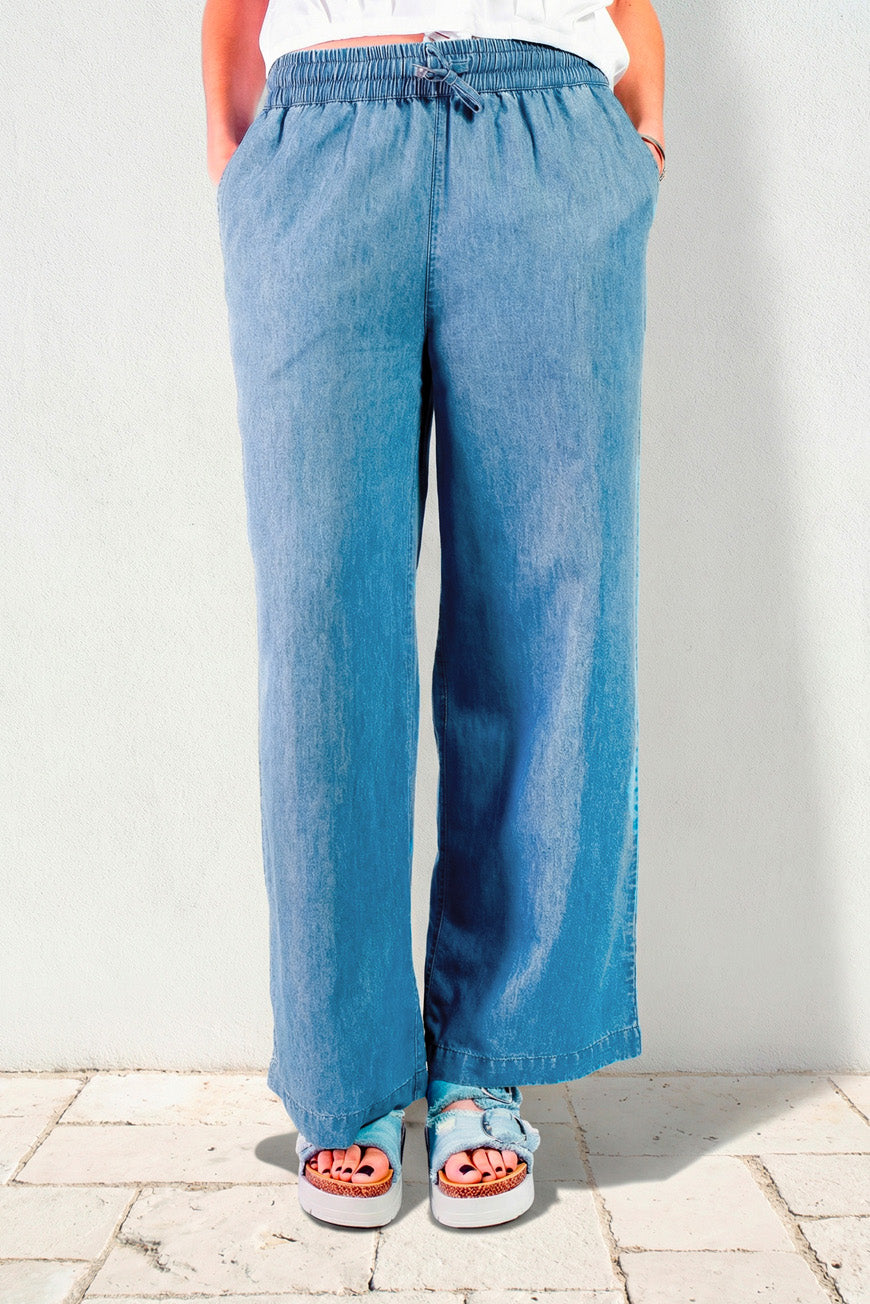 PANTALON DALIDA BLEU