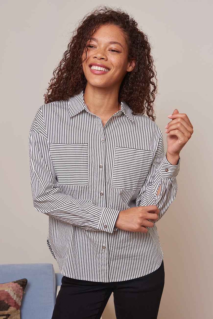 CHEMISE A RAYURES GAELIG LES PETITES BOMBES - Main Image