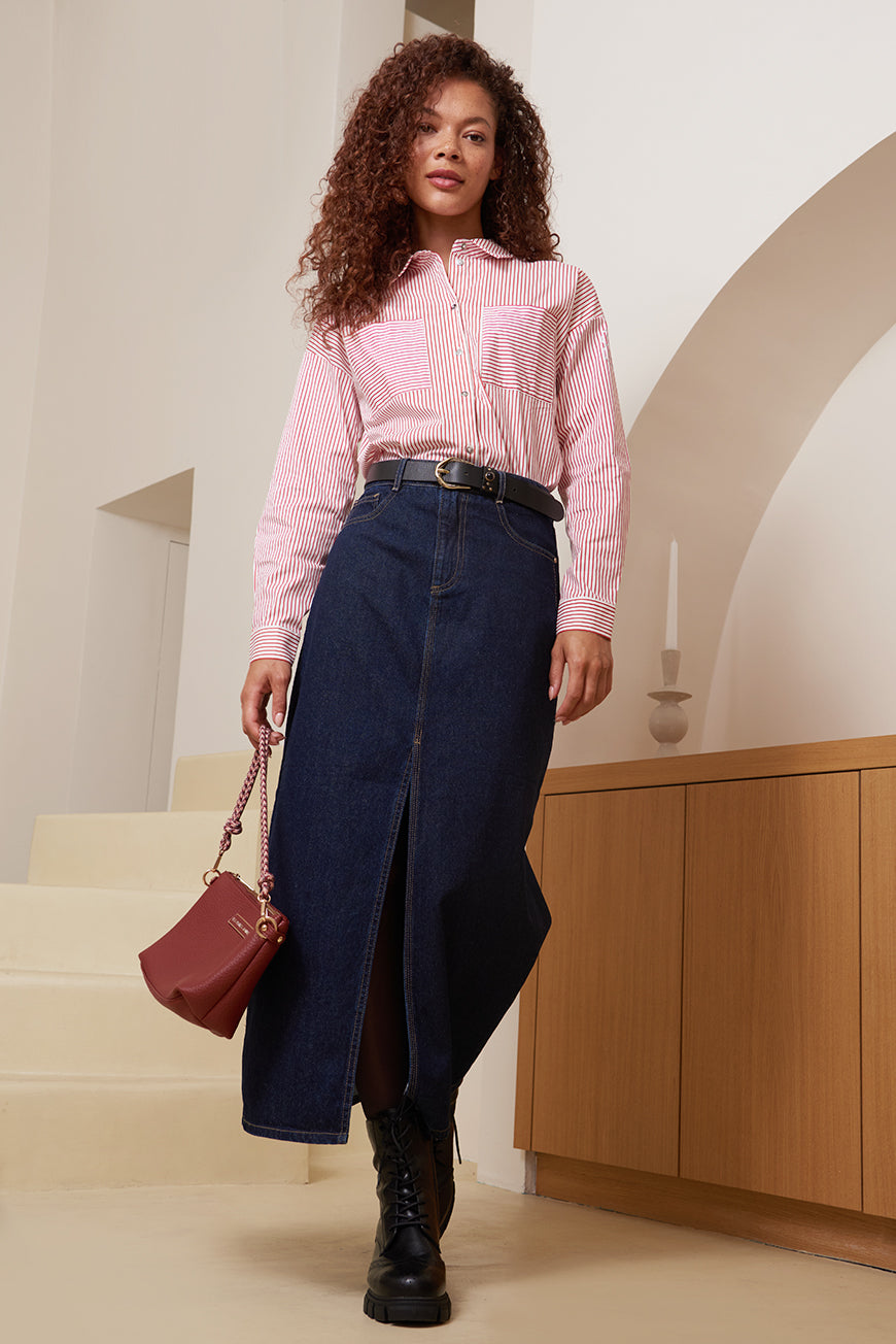 CHEMISE A RAYURES GAELIG