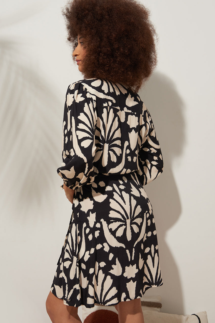 ROBE COURTE CACHE-CŒUR LUCILE