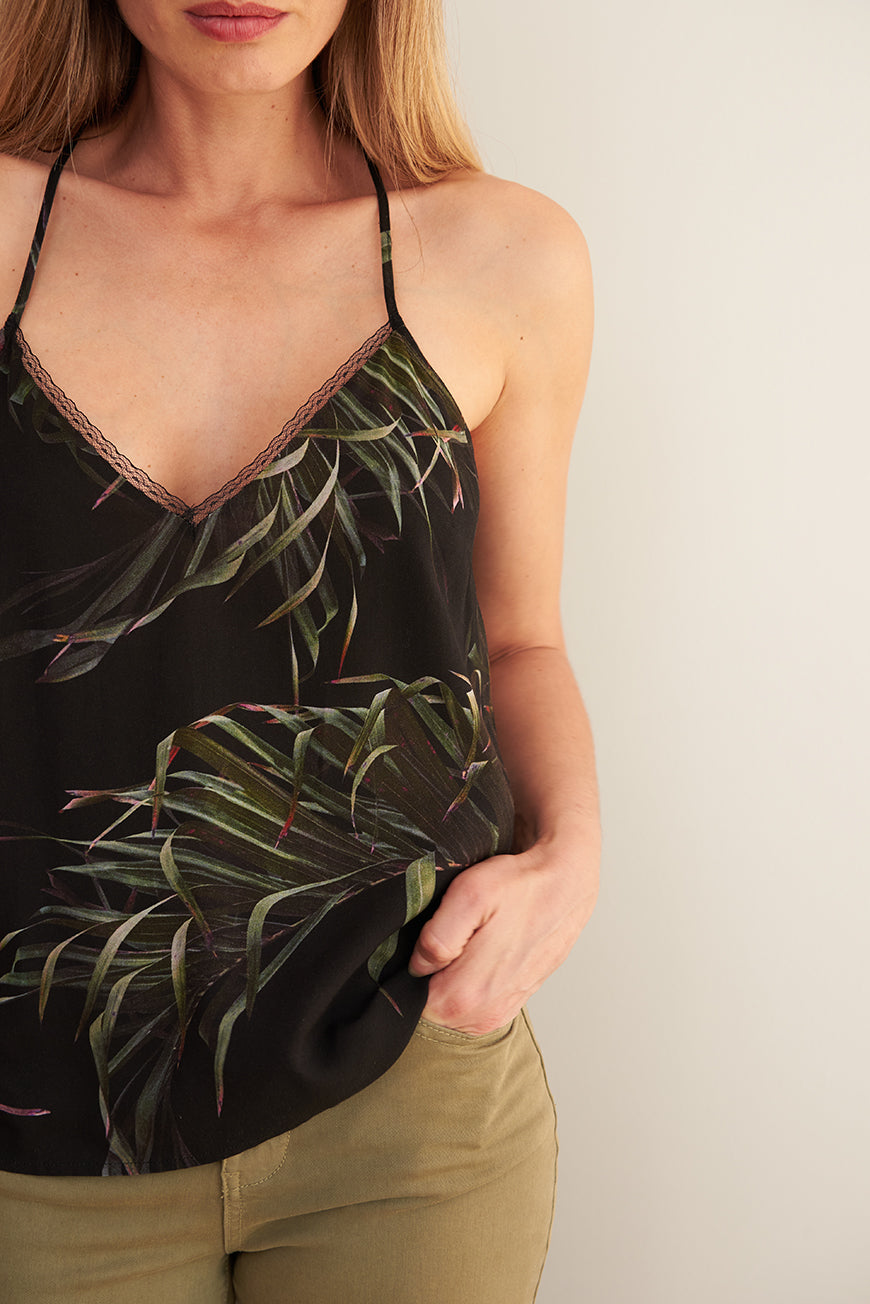 TOP ELAIA PRINT IMPERIAL