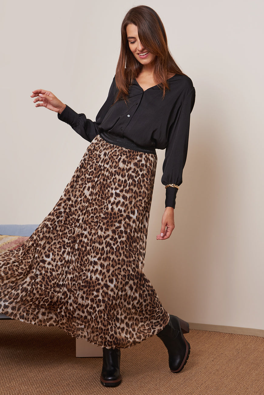 JUPE LEOPARD INEZ