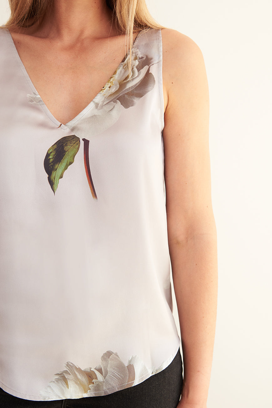 TOP FEDERICA PRINT PERLE CEYLAN