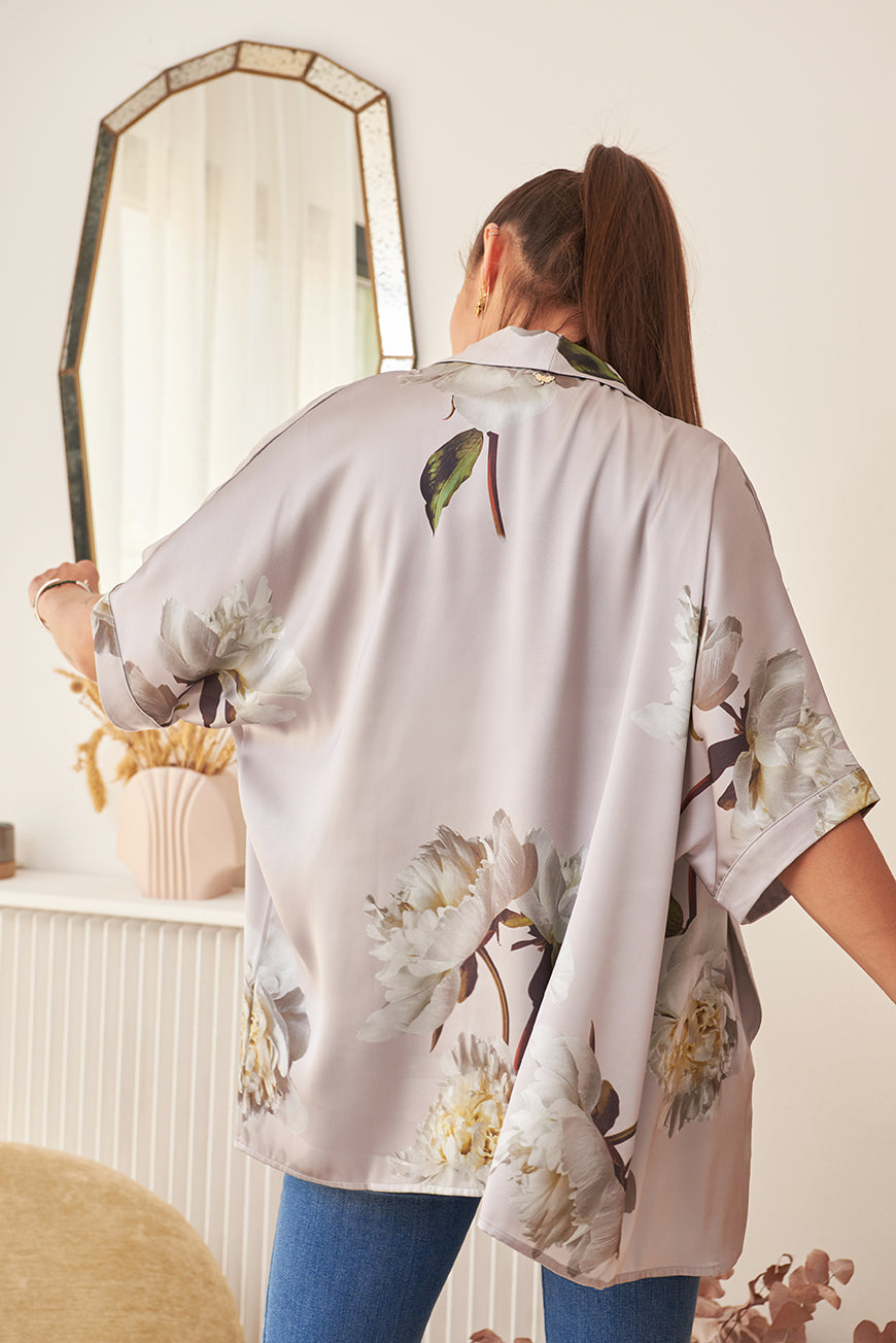 KIMONO GENIA PRINT PERLE CEYLAN