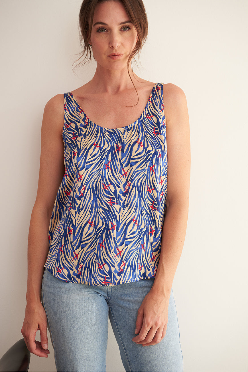 TOP FEDERICA PRINT NUIT WALK