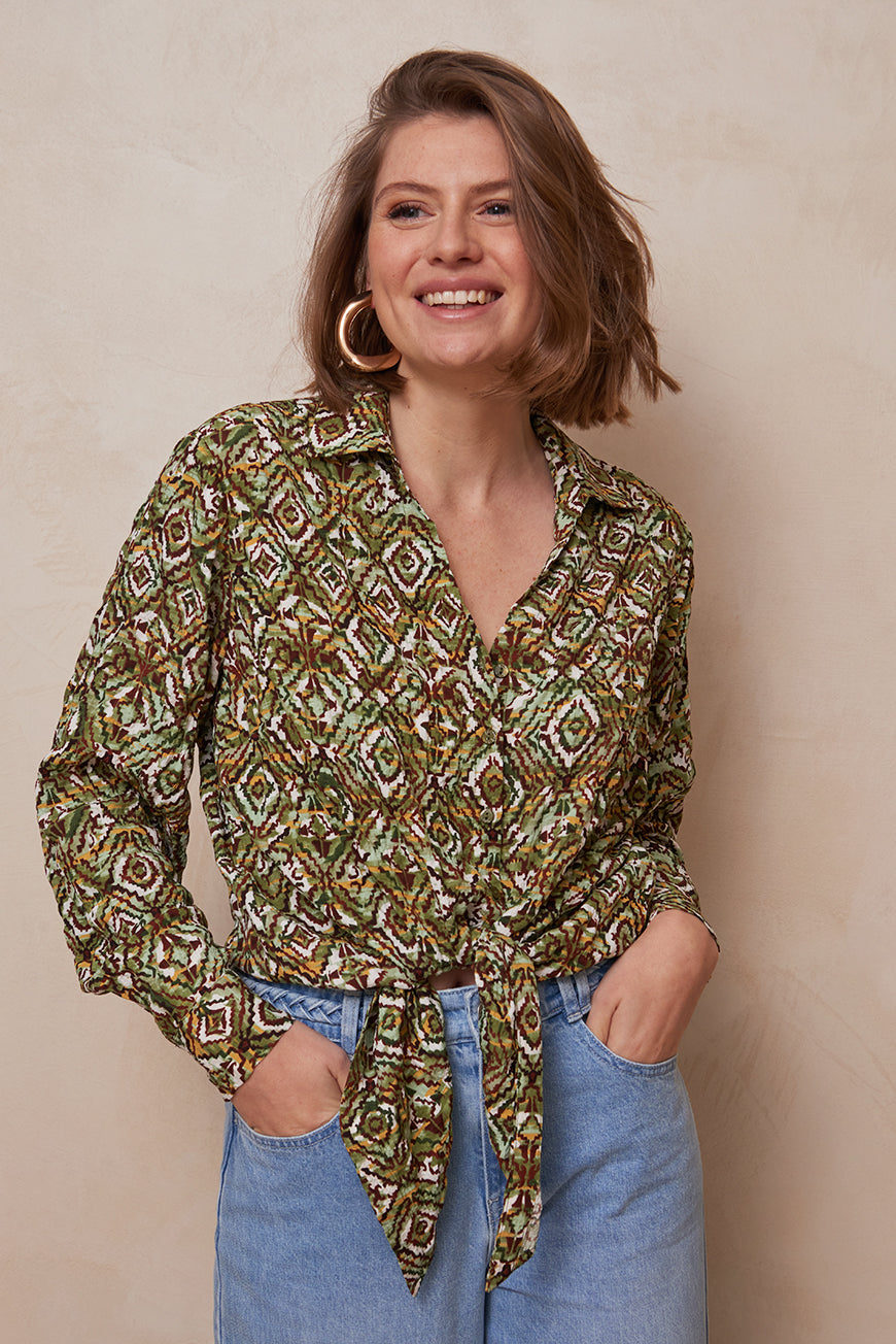 CHEMISE À NOUER FAVA