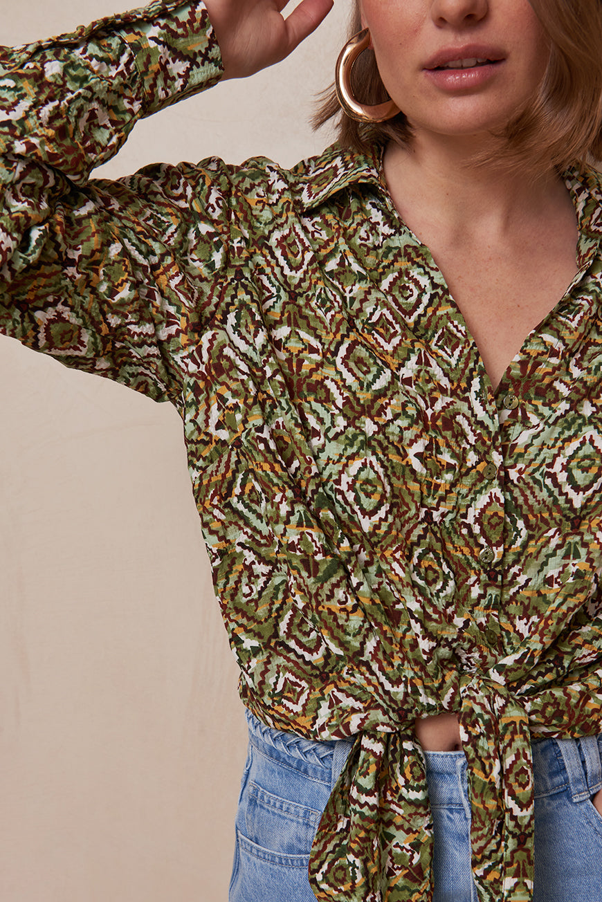 CHEMISE À NOUER FAVA