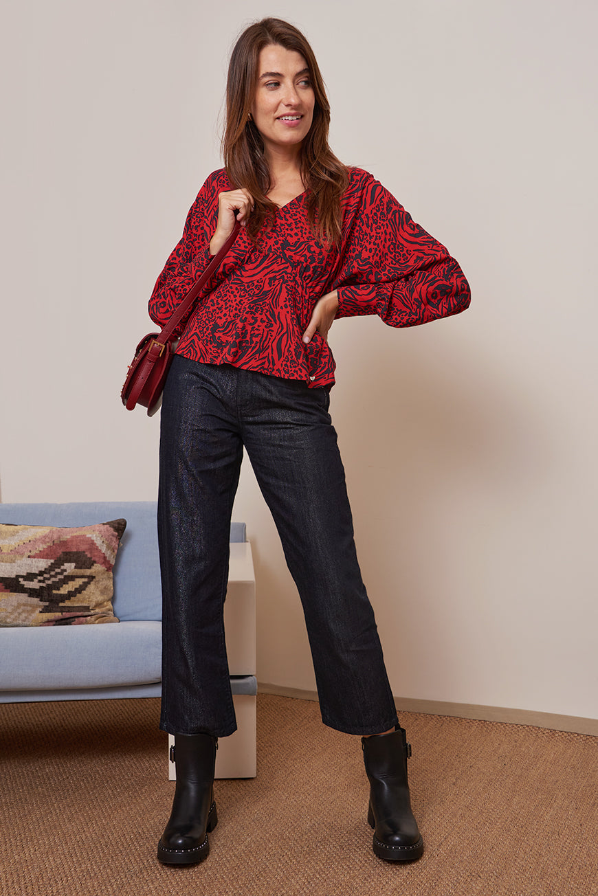 BLOUSE IMPRIMEE MALORINE