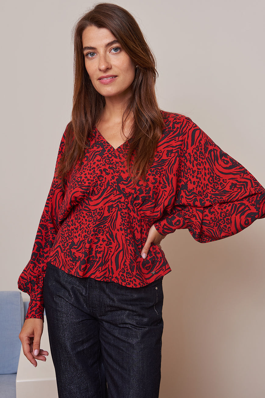 BLOUSE IMPRIMEE MALORINE