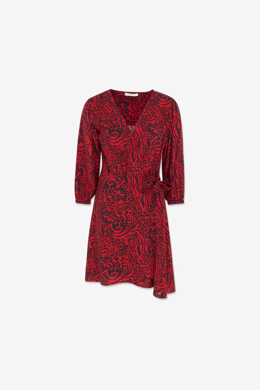 ROBE CINTREE IMPRIMEE LUCILE