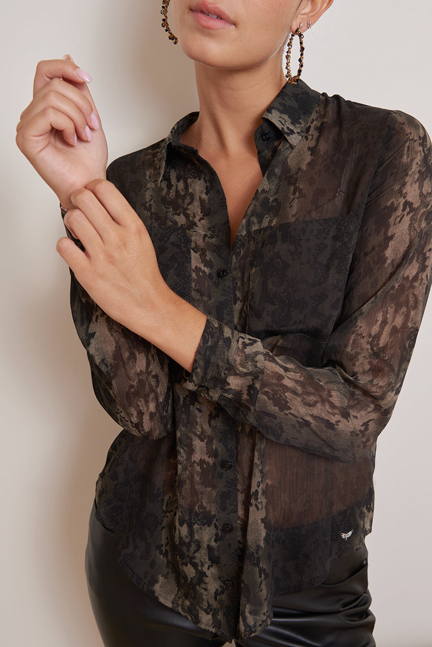 CHEMISE PRINT PYTHON ASHLEY