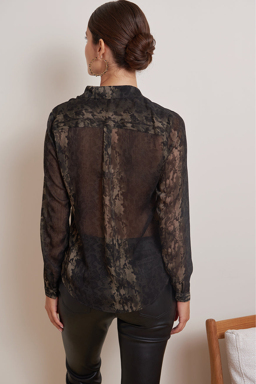 CHEMISE PRINT PYTHON ASHLEY