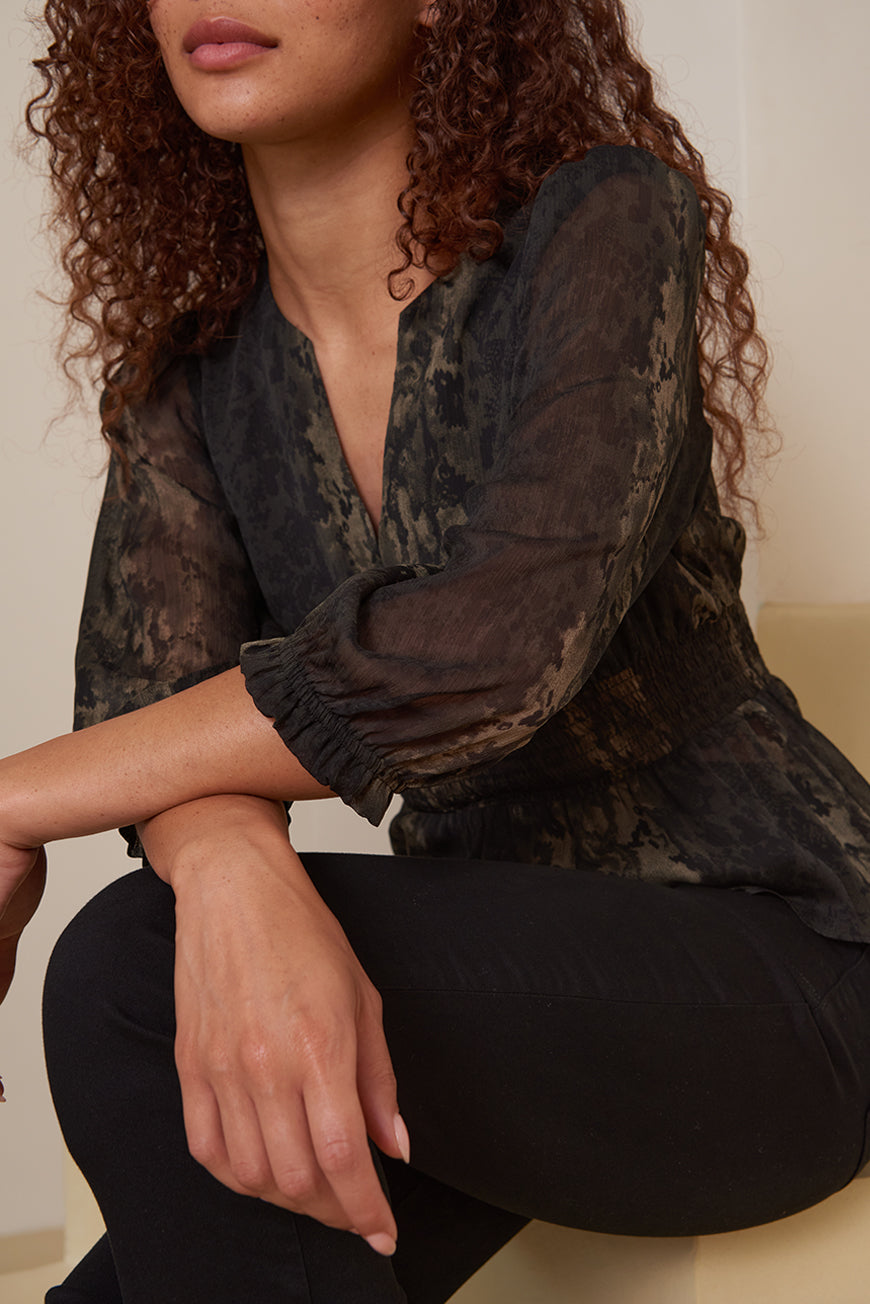 BLOUSE PRINT PYTHON MILENE