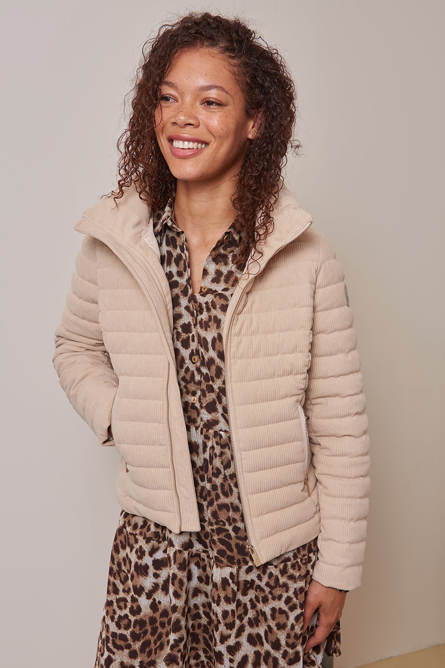 DOUDOUNE BEIGE MATELASSEE GEORGINE