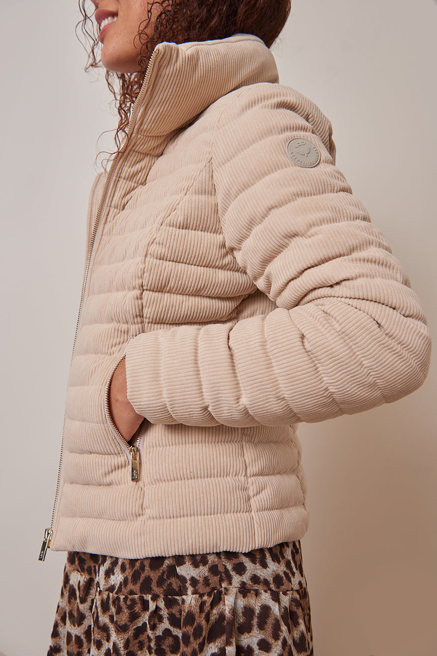 DOUDOUNE BEIGE MATELASSEE GEORGINE