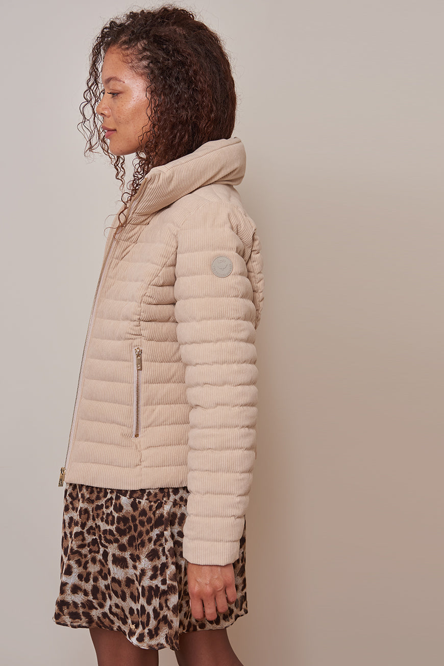 DOUDOUNE BEIGE MATELASSEE GEORGINE