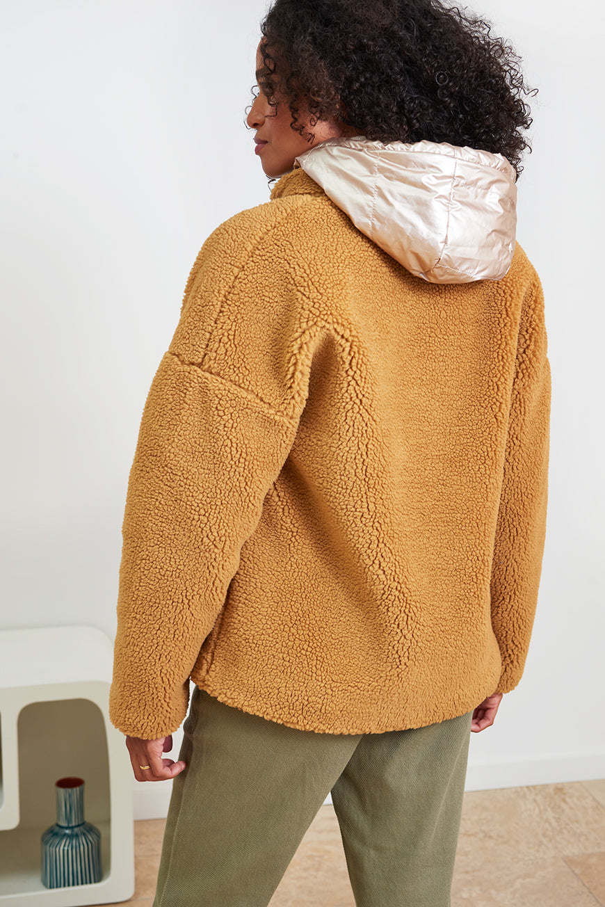 MANTEAU JANINA CAMEL