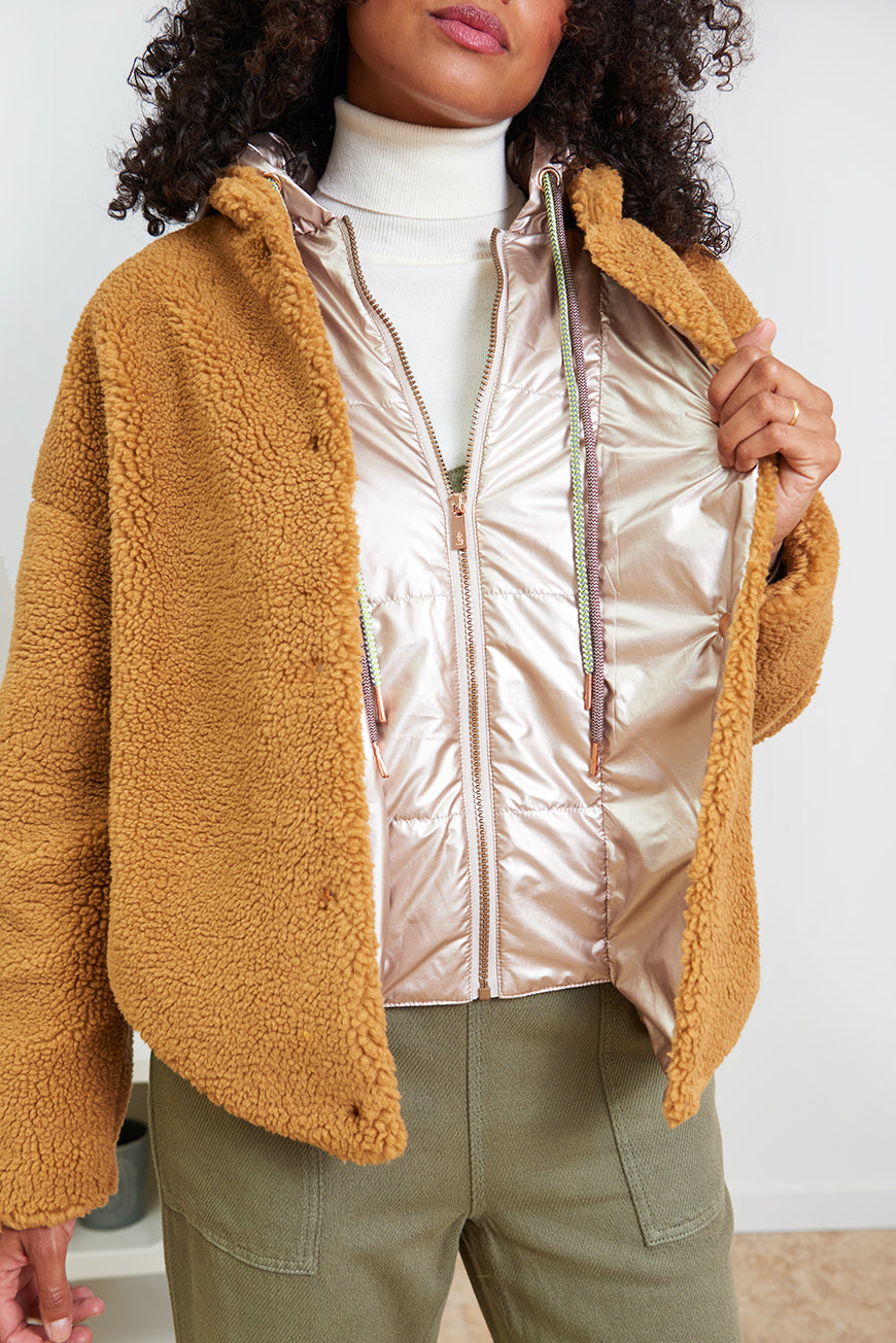 MANTEAU JANINA CAMEL