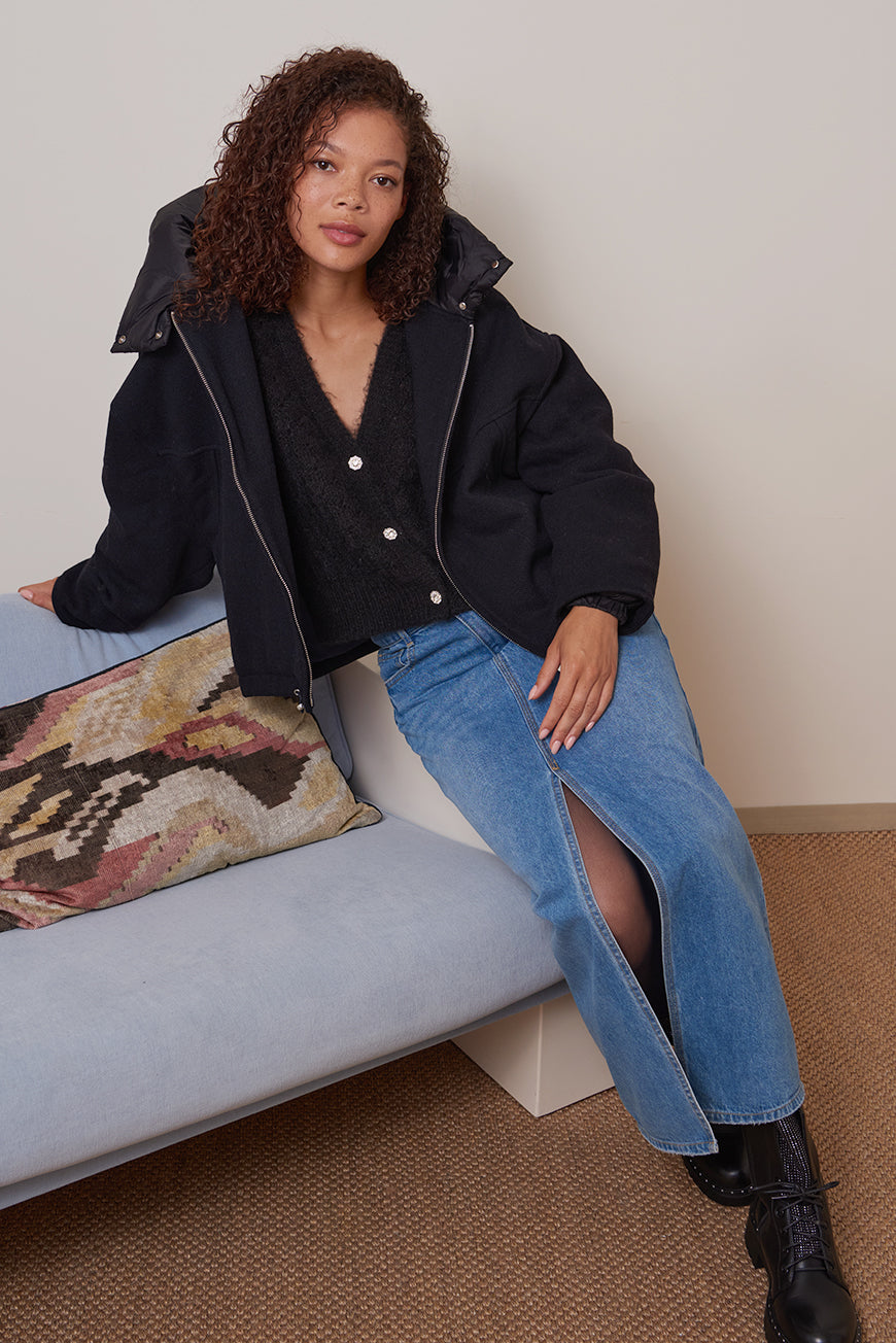 MANTEAU EN LAINE MEVANA