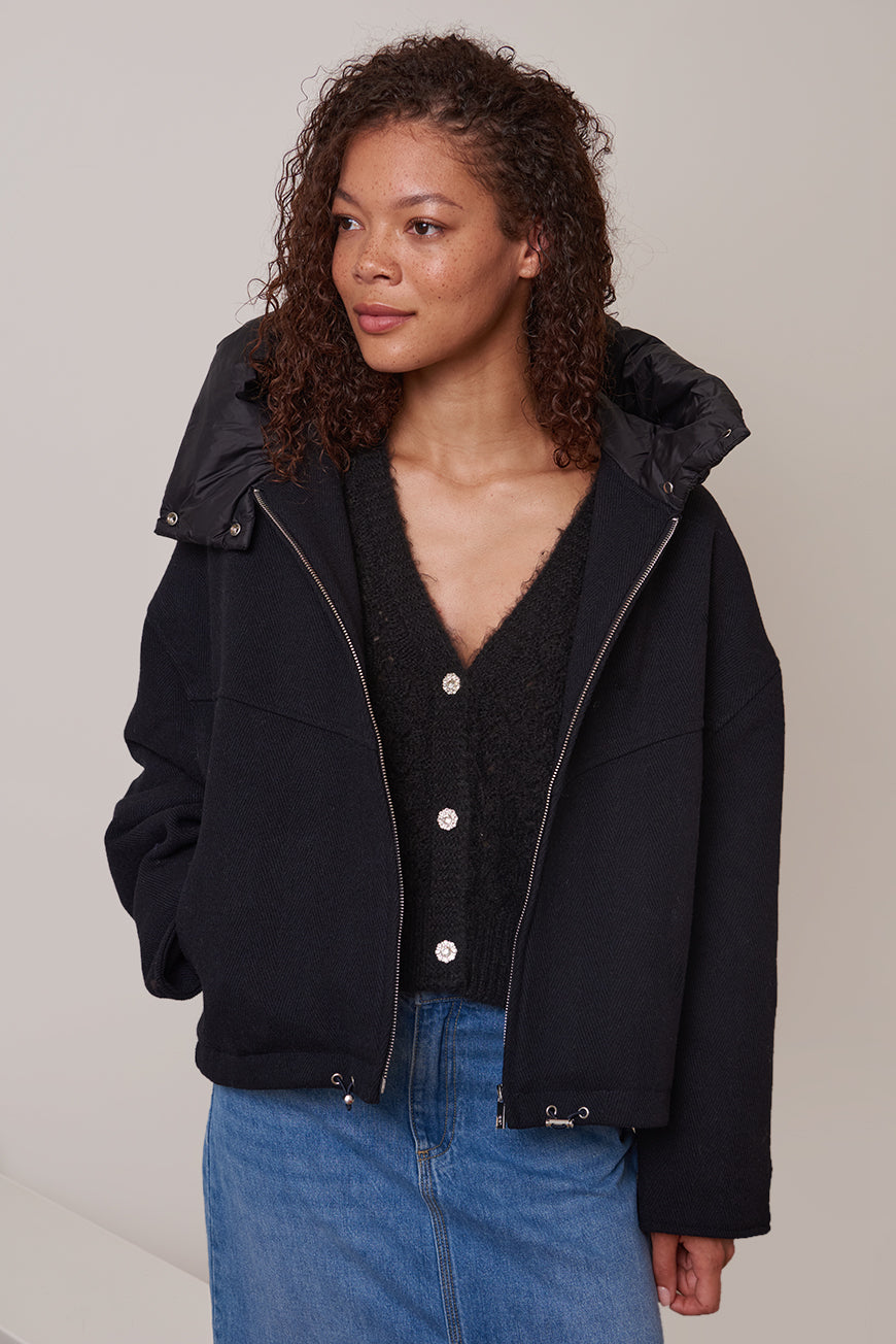 MANTEAU EN LAINE MEVANA
