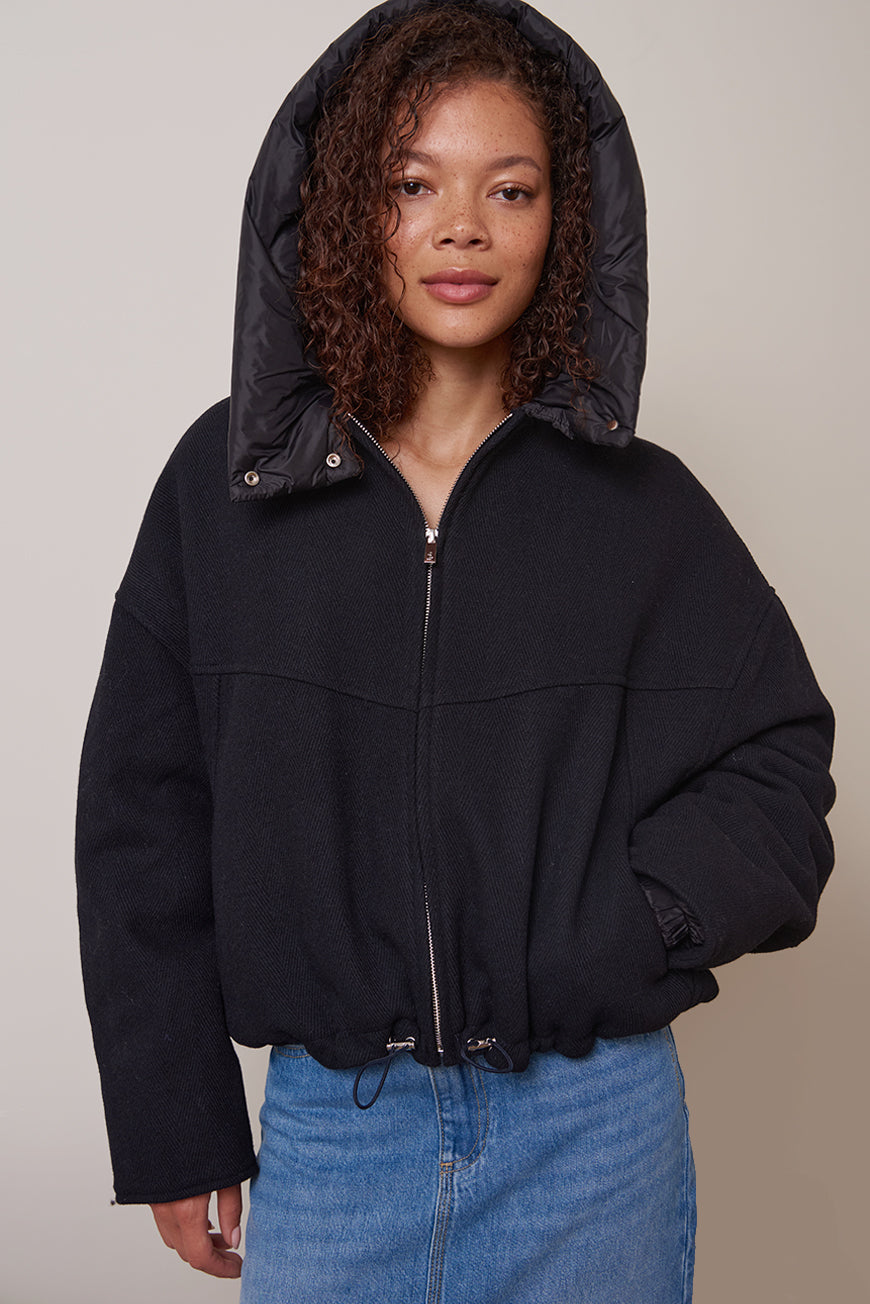 MANTEAU EN LAINE MEVANA