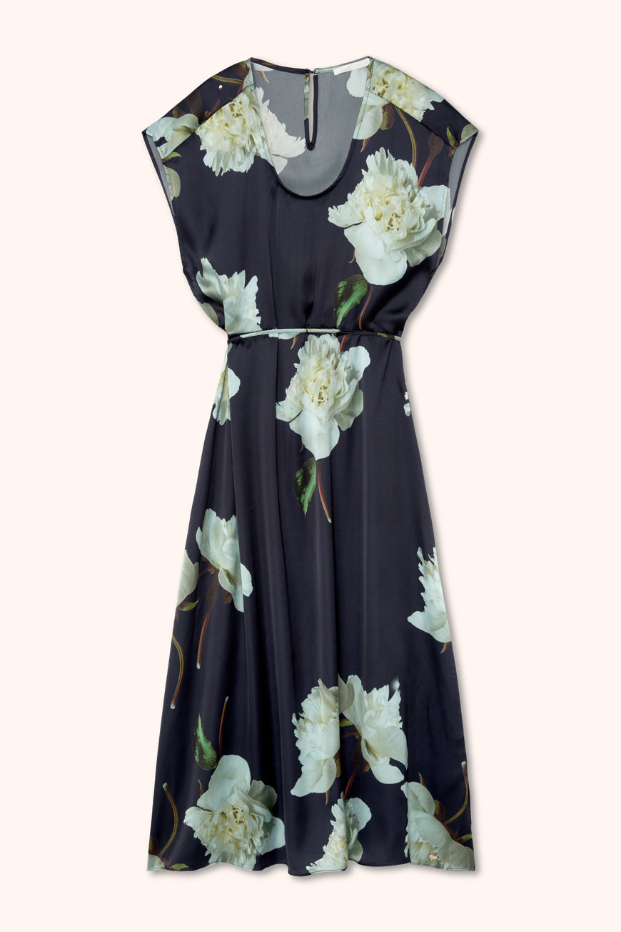 ROBE ELARA PRINT NUIT CEYLAN