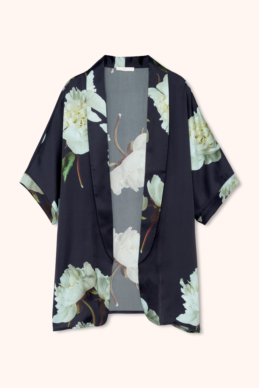 KIMONO GENIA PRINT NUIT CEYLAN