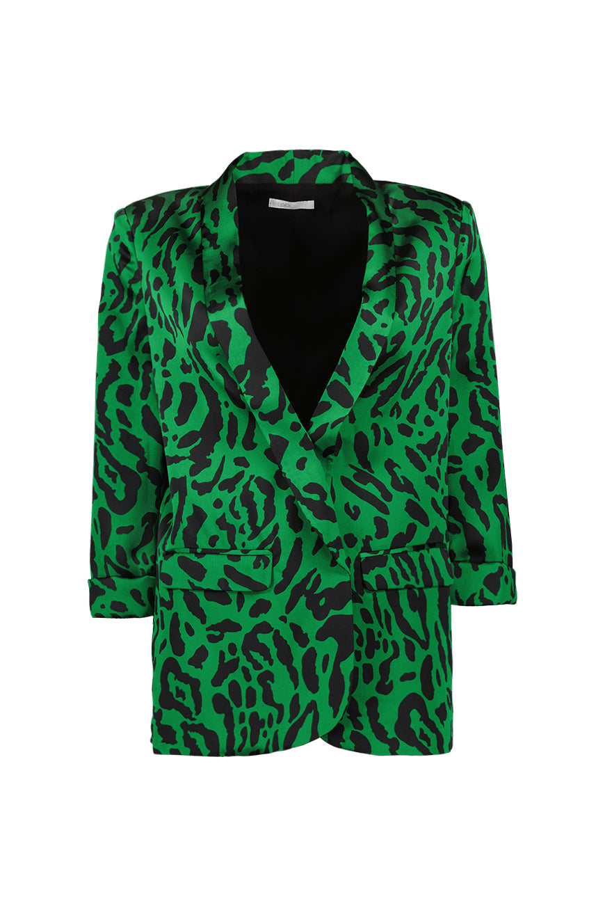 VESTE JOHEINA PRINT VERT FELIN