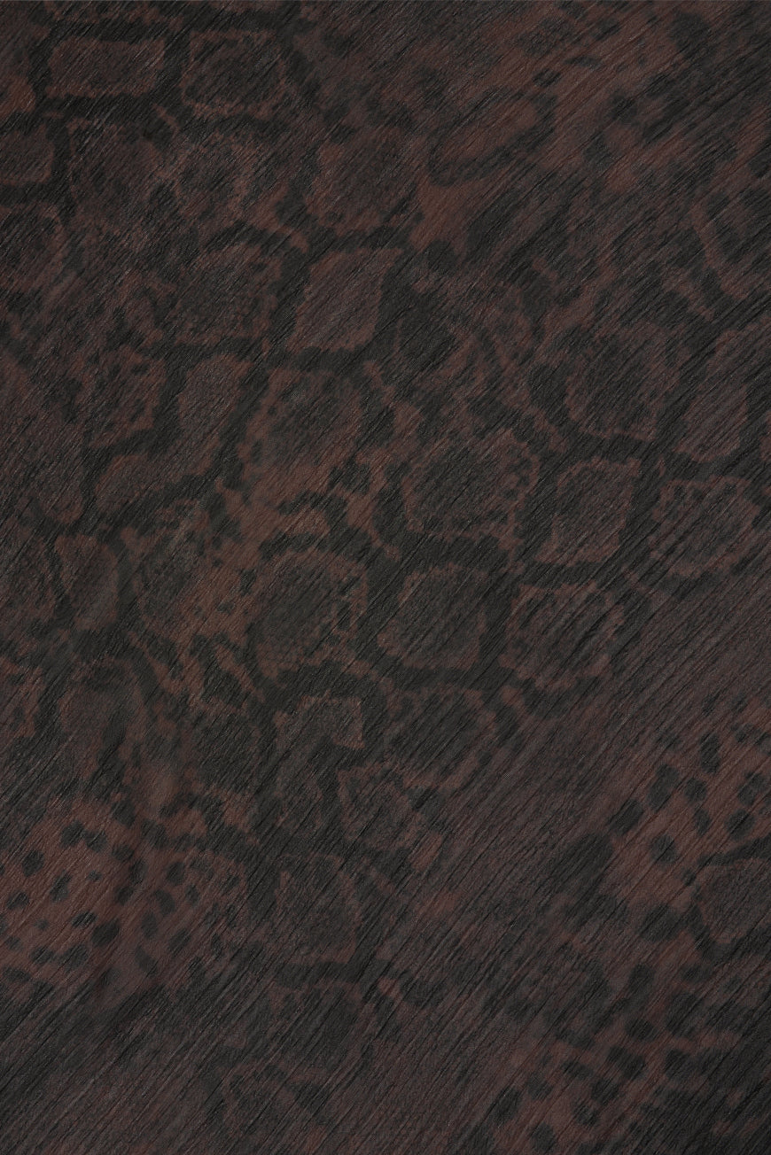 FOULARD CORYSE PRINT BRUNE