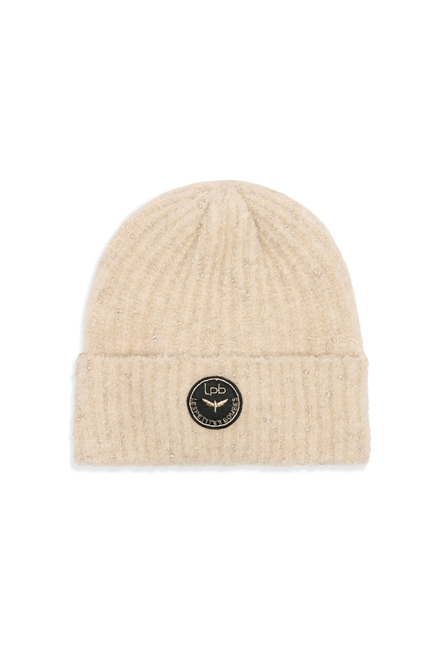 BONNET BEIGE GEORGETTE